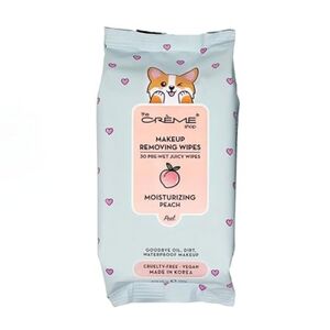The Crème Shop Makeup Removing Wipes - Moisturizing Peach